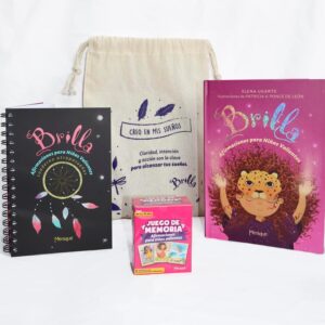 Paquete ¡Brilla! Afirmaciones para Niñas Valientes. Libro, tarjetas y cuaderno. - Imagen 2