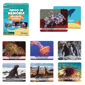 Juego de memoria. Animales Marinos - Imagen 5